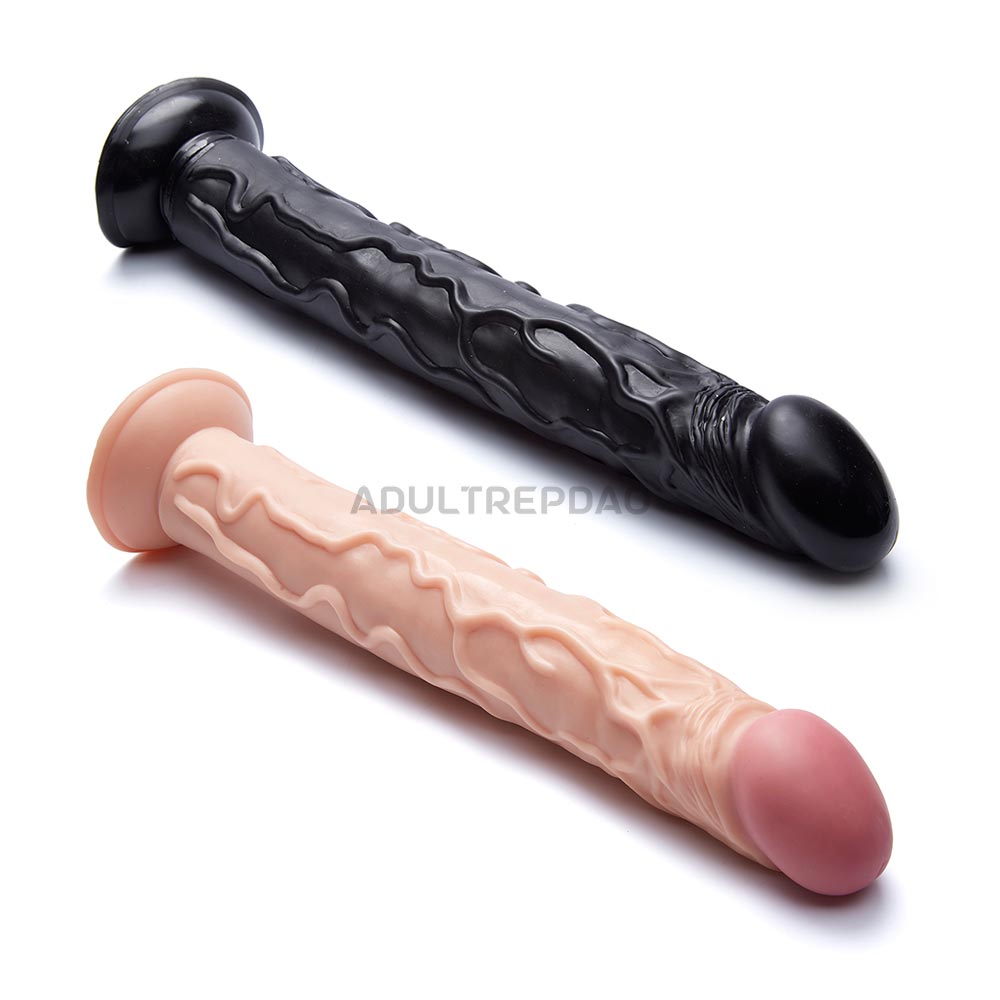 13.39-inch Ultra-Long Big Thick Veins Dildo Attachment for Lustti Sex Machines