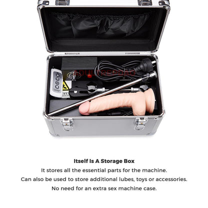 Lustti Fuck Toolbox Sex Machine FM05 with 120-Watt Motor, Anti-Rotation Connecting System